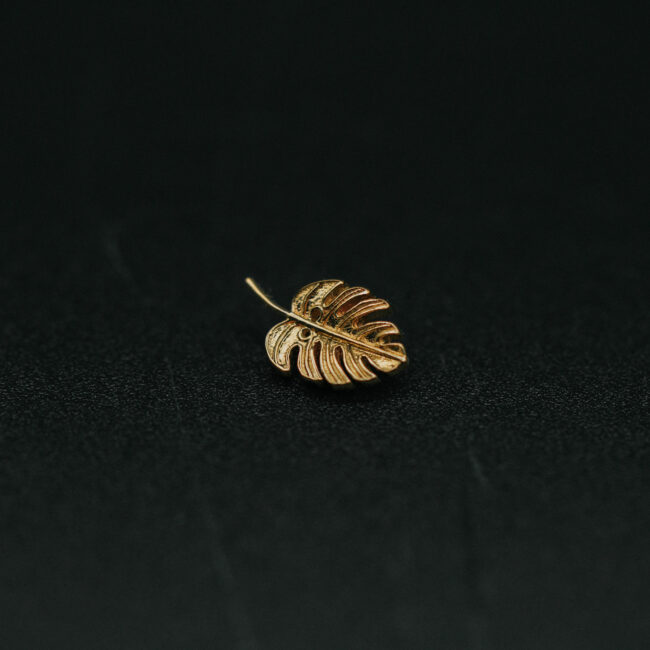 BVLA Monstera Leaf in 14k Rose Gold