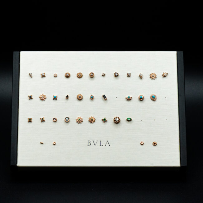 BVLA 14k Rose Gold Threadless Collection