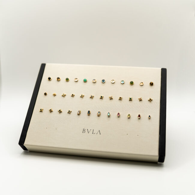 BVLA Threadless Yellow Gold Ends