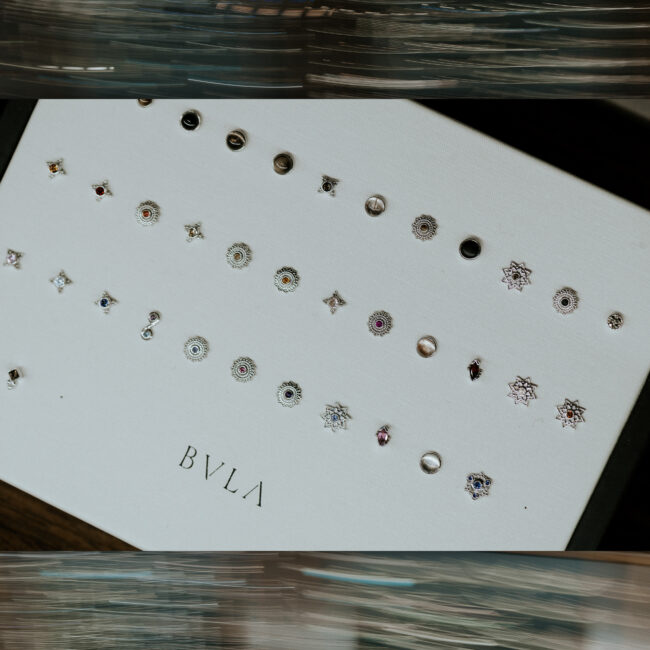BVLA Threadless White Gold Ends